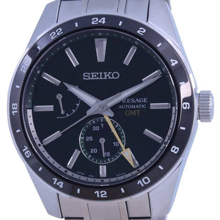 Seiko Presage Sharp Edged GMT Automatic SPB219 SPB219J1 SPB219J 100M Men's Watch