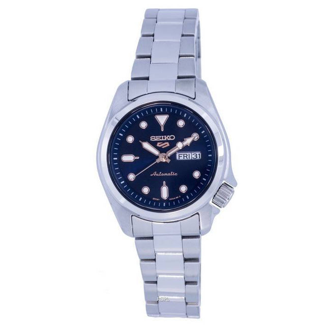Seiko 5 Sports Automatic Stainless Steel Blue Dial SRE003 SRE003K1 SRE003K 100M Women's Watch