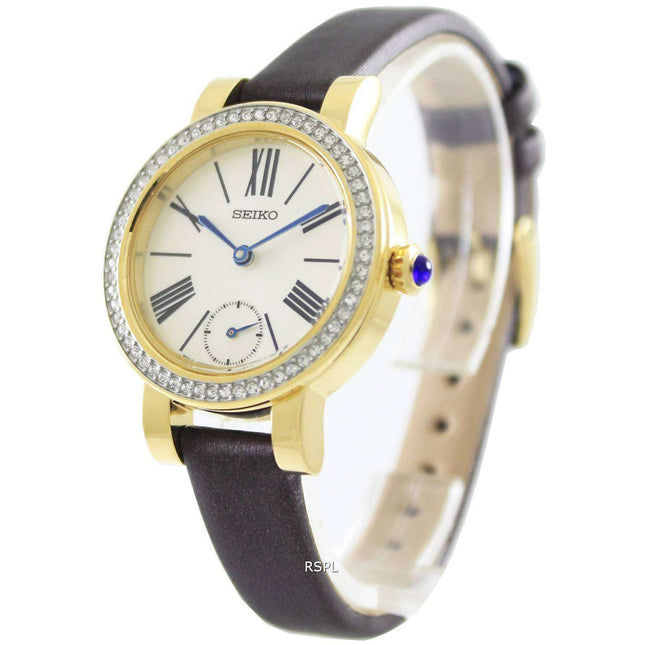 Seiko Quartz Swarovski Crystals SRK030P1 SRK030P Womens Watch
