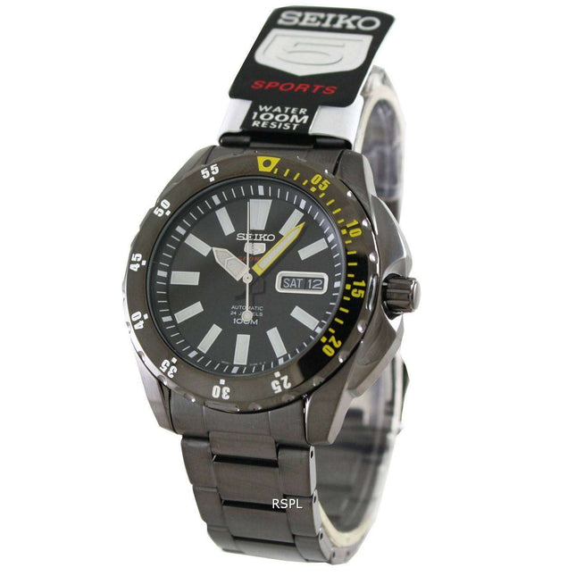 Seiko Mens 5 Sports Automatic 24 Jewels 100M SRP363K1 SRP363K SRP363 Watch