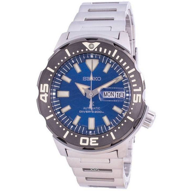 Seiko Prospex Automatic Diver's Monster Save The Ocean SRPE09 SRPE09J1 SRPE09J Japan Made 200M Men's Watch