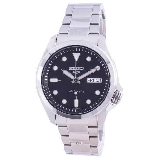 Seiko 5 Sports Black Dial Automatic SRPE55 SRPE55K1 SRPE55K 100M Men's Watch