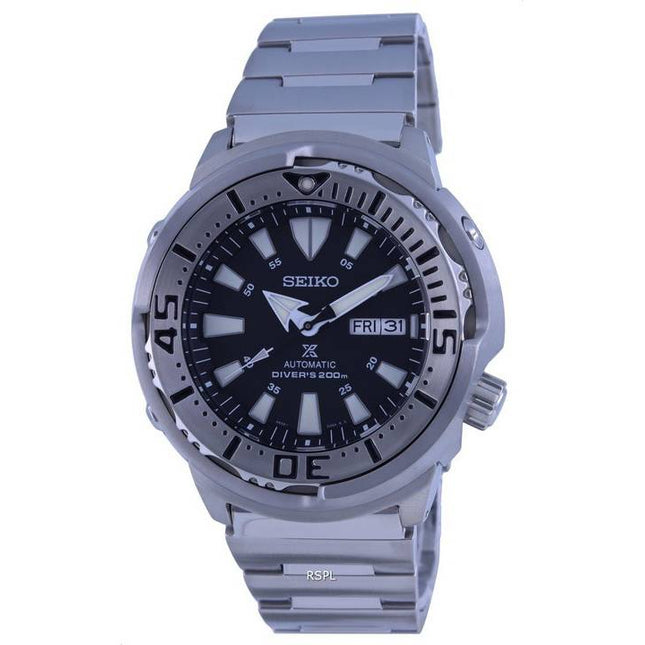 Seiko Prospex Black Dial Divers Automatic SRPE85K1 200M Mens Watch