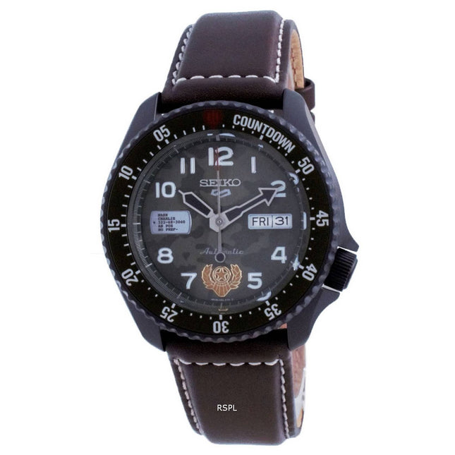 Seiko 5 Sports Street Fighter Guile Limited Edition Automatic SRPF21 SRPF21K1 SRPF21K 100M Men's Watch