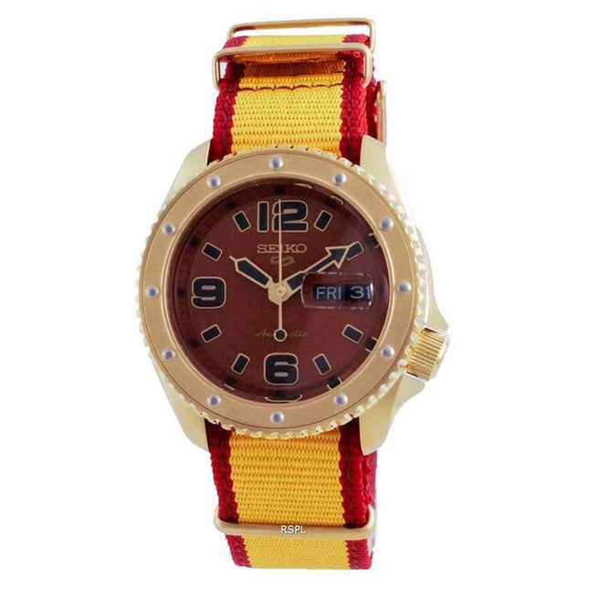 Seiko 5 Sports Street Fighter Zangief Limited Edition Automatic SRPF24 SRPF24K1 SRPF24K 100M Men's Watch