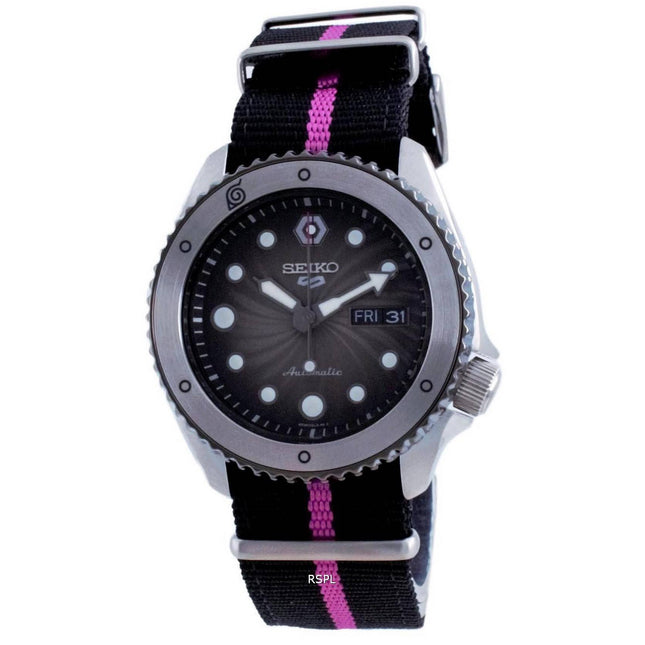 Seiko 5 Sports Boruto Uzumaki Limited Edition Automatic SRPF65 SRPF65K1 SRPF65K 100M Men's Watch