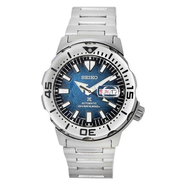 Seiko Prospex Save The Ocean Special Edition Blue Dial 24 Jewels Automatic Diver's SRPH75J1 200M Men's Watch