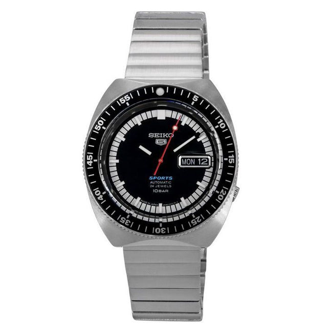 Seiko 5 Sports SKX 55th Anniversary Limited Edition Stainless Steel Black Dial 24 Jewels Automatic SRPK17J1 100M Mens Watch
