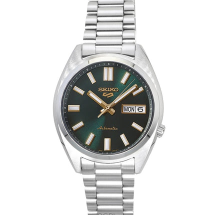 Seiko 5 Sports SNXS Stainless Steel Green Dial Automatic SRPL57K1 100M Men's Watch