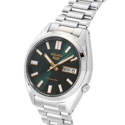 Seiko 5 Sports SNXS Stainless Steel Green Dial Automatic SRPL57K1 100M Men's Watch
