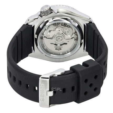 Seiko 5 Sports SKX Redux Silicone Strap Orange Dial Automatic SRPL89K1 100M Men's Watch