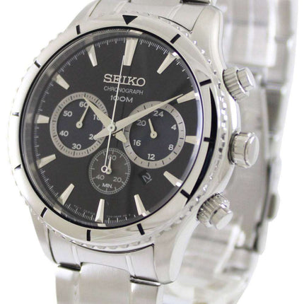 Seiko Chronograph Quartz 100M SRW035P1 SRW035P Mens Watch