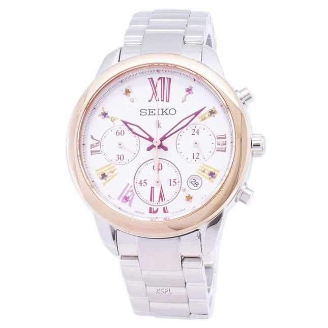 Seiko Lukia Limited Edition SRWZ82 SRWZ82P1 SRWZ82P Chronograph Women's Watch