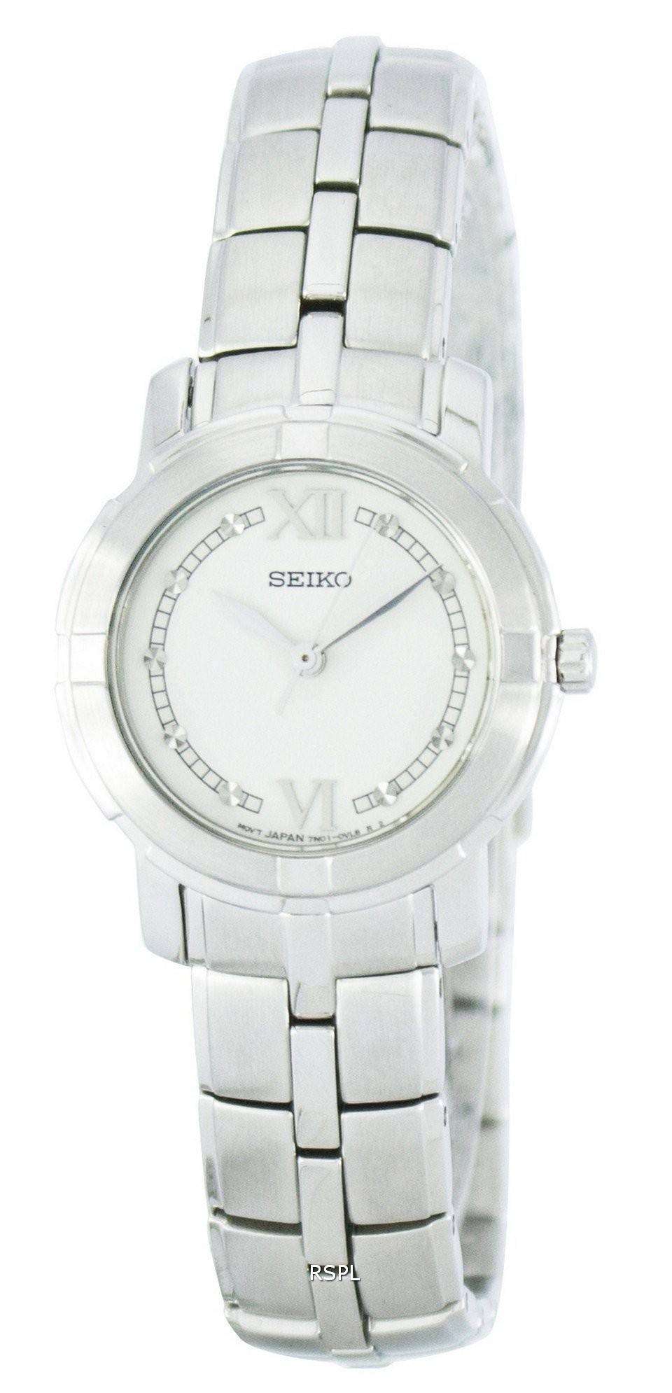 Seiko Quartz Crystal Accent SRZ377 SRZ377P1 SRZ377P Women's Watch
