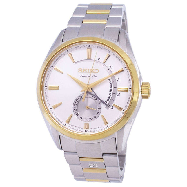 Seiko Presage Automatic Power Reserve Japan Made SSA306 SSA306J1 SSA306J Men's Watch