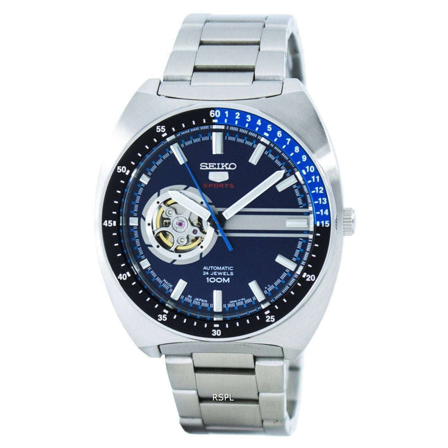 Seiko 5 Sports Automatic 24 Jewels Open Heart Dial Japan Made SSA327 SSA327J1 SSA327J Men's Watch