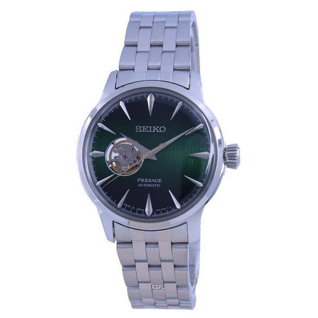 Seiko Presage Cocktail Time Grasshopper Open Heart Automatic SSA441 SSA441J1 SSA441J Mens Watch