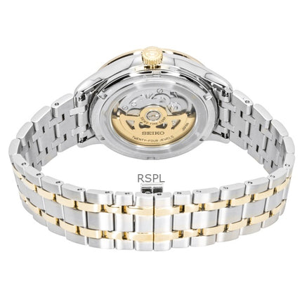 Seiko Presage Japanese Garden Stainless Steel Gold Dial Automatic SSA464J1 Men's Watch
