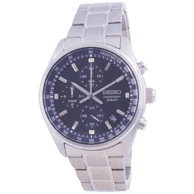 Seiko Chronograph Quartz SSB377 SSB377P1 SSB377P 100M Men's Watch