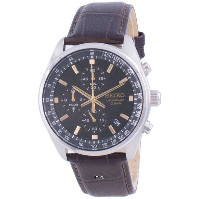 Seiko Chronograph Quartz SSB385 SSB385P1 SSB385P 100M Mens Watch