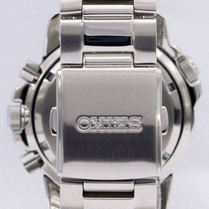 Seiko Solar Alarm Chronograph SSC075P1 SSC075 SSC075P Mens Watch