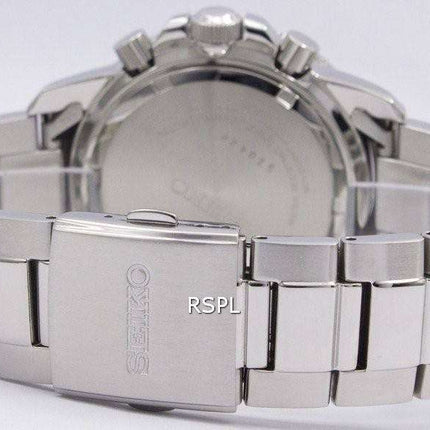 Seiko Solar Alarm Chronograph SSC075P1 SSC075 SSC075P Mens Watch