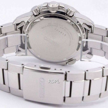 Seiko Solar Alarm Chronograph SSC075P1 SSC075 SSC075P Mens Watch