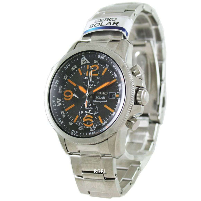 Seiko Solar Chronograph SSC077P1 SSC077P SSC077 Mens Watch