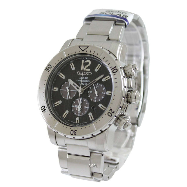 Seiko Solar Chronograph SSC223P1 SSC223P SSC223 Mens Watch