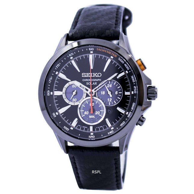 Seiko Solar Chronograph Tachymeter SSC499 SSC499P1 SSC499P Men's Watch