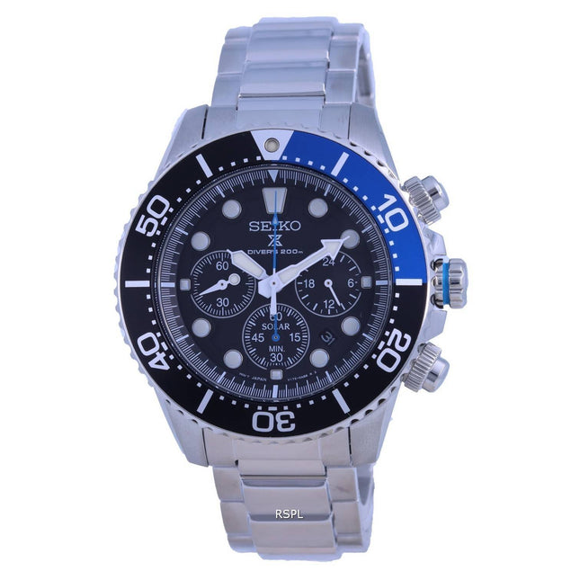 Seiko Prospex Chronograph Solar Divers SSC781 SSC781P1 SSC781P 200M Mens Watch