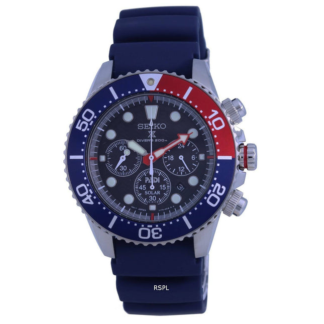 Seiko Prospex Padi Special Edition Chronograph Solar Diver's SSC785 SSC785P1 SSC785P 200M Men's Watch