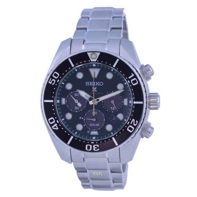 Seiko Prospex Padi Sumo Limited Edition Chronograph Solar Divers SSC807 SSC807J1 SSC807J 200M Mens Watch