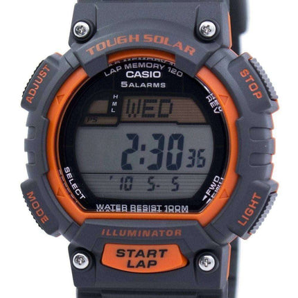 Casio Tough Solar Illuminator Lap Memory Alarm Digital STL-S100H-4AV Men's Watch