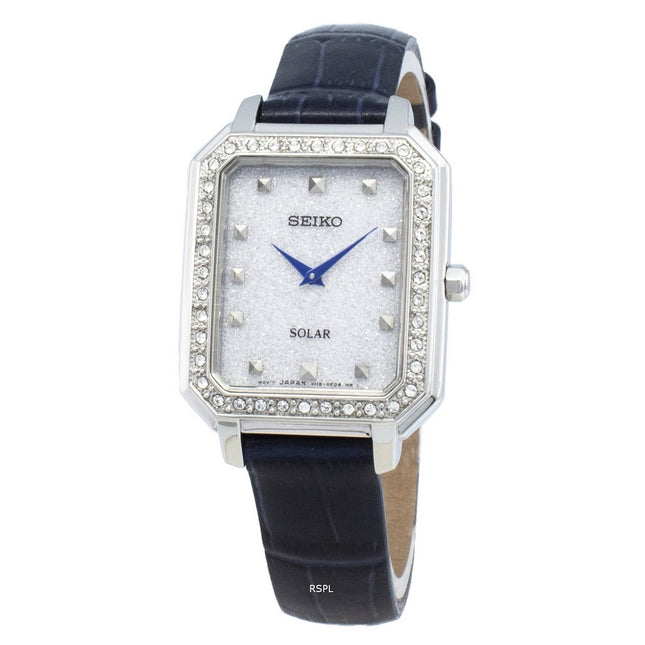 Seiko Conceptual SUP429P SUP429P1 SUP429 Diamond Accents Solar Women's Watch