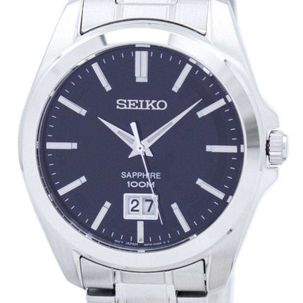 Seiko Quartz Sapphire Stainless Steel SUR009P1 SUR009P SUR009 Mens Watch