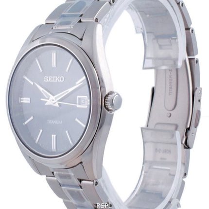 Seiko Discover More Titanium Quartz SUR373 SUR373P1 SUR373P 100M Men's Watch