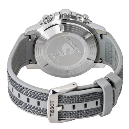 Tissot Seastar 1000 Chronograph Fabric Strap Black Dial Quartz Diver's T120.417.17.081.01 300M Men's Watch