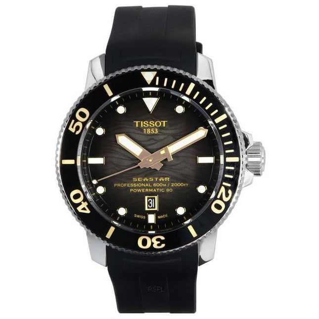 Tissot T-Sport Seastar 2000 Professional Powermatic 80 Diver's T120.607.17.441.01 T1206071744101 600M Men's Watch