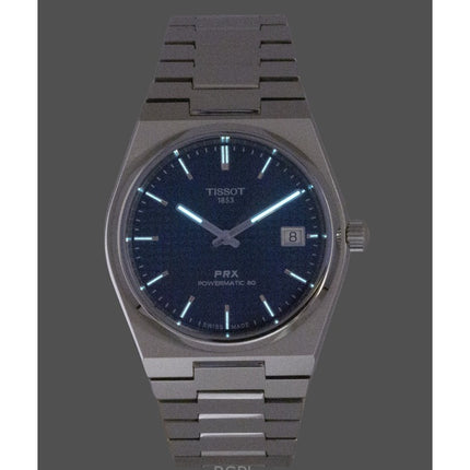Tissot PRX Titanium Blue Dial Automatic T137.807.44.041.00 100M Men's Watch