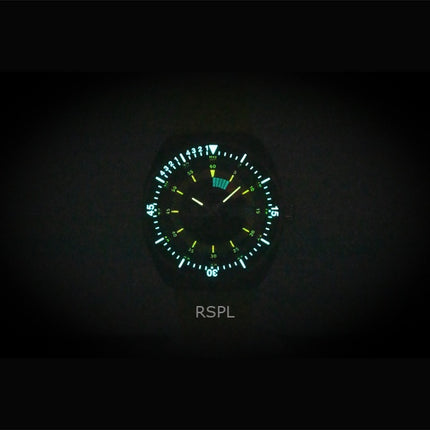 Tissot Sideral S Synthetic Strap Black Dial Automatic Diver's T145.407.97.057.00 300M Men's Watch