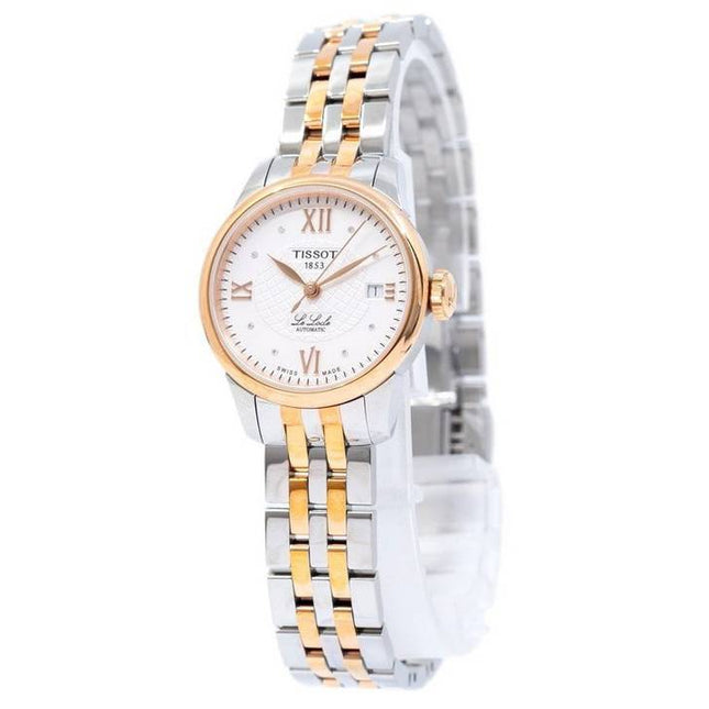 Tissot T-Classic Le Locle Diamond Accents Silver Dial Automatic T41.2.183.16 T41218316 Women's Watch