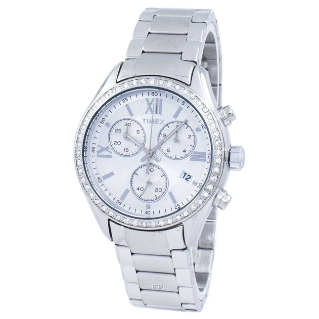 Timex Miami Chronograph Quartz Diamond Accent TW2P66800 Women's Watch