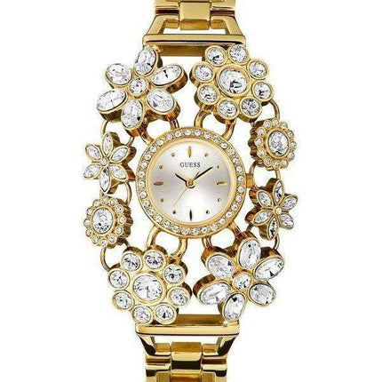 Guess Gold Tone Crystal Bouquet Quartz U0138L2 Women's Watch