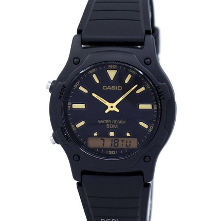 Refurbished Casio Analog Digital Dual Time Quartz AW-49HE-1AVDF Men's Watch