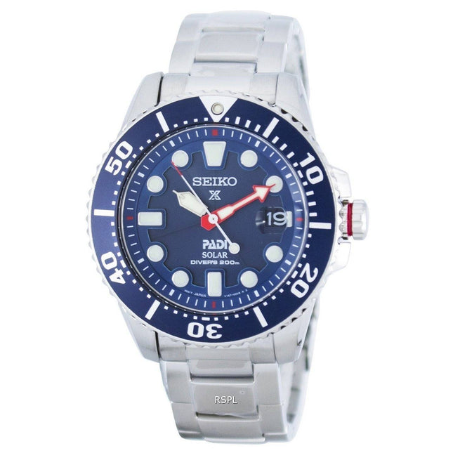 Refurbished Seiko Prospex PADI Special Edition Solar Diver's SNE435 SNE435P1 SNE435P 200M Men's Watch