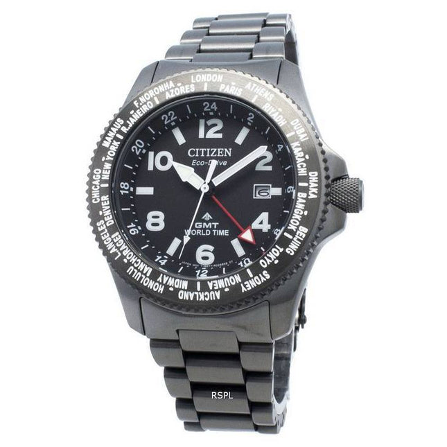 Refurbished Citizen Promaster Eco-Drive Black Dial Diver's BJ7107-83E 200M Men's Watch