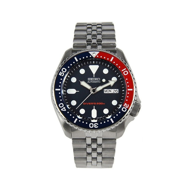 Refurbished Seiko Jubilee Stainless Steel Dark Blue Dial Automatic Diver's SKX009K2 200M Men's Watch