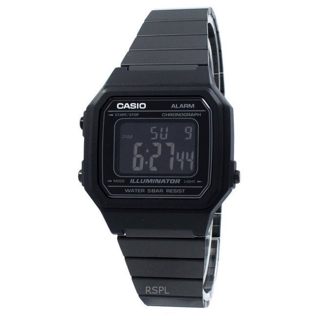 Refurbished Casio Illuminator Chronograph Digital Stainless Steel Quartz B650WB-1B Unisex Watch