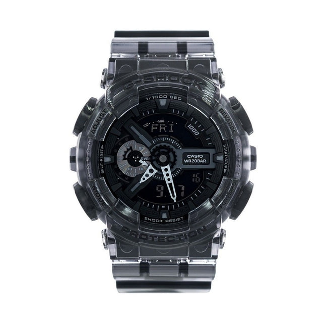 Refurbished Casio G-Shock Analog Digital Resin Strap Black Dial Quartz GA-110SKE-8A 200M Men's Watch